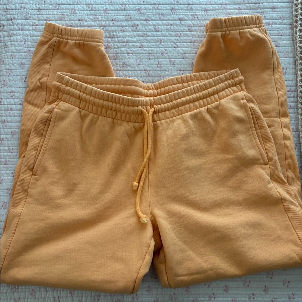 Light orange TNA sweatpants